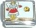Clearly Charming November Topaz Angel Birthstone Italian Charm
