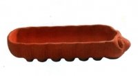 Schnittlauchrampe/ Schnittlauchraupe / Kräutertier / Kräuterrampe RÖMERTOPF made in Germany