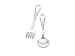 Reed & Barton Dresden Rose Silver Plate Infant Flatware Set 2-pc.