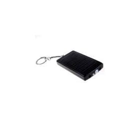 1350mAh Solar + AC Powered Emergency USB Charger Keychain (with Cell Phone Adapters)