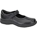Girls' Stride Rite Jillian MJ - Black Full Grain Leather