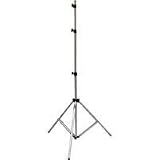 Savage 8' Aluminum Lightstand with 1/4 or 3/8 Reversible Top Stud, 4 Sections with 3 Risers.