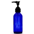 ポンプ式遮光瓶118ml(青)