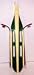 Retro Torpedo Rack Green Cream w/ Supports