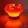 Himalayan SALT Rock Crystal Green ion NEW! CANDLE Lamp
