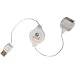 Emerge Tech Retractable USB Cable for iPod (White)