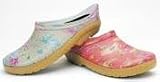 SLOGGERS Women's Premium Garden Clog, Size 9 Floral Rose