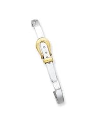 Sterling Silver Fancy Bangle QB14"
