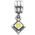 Buy Authentic Pandora Silver Dangling Diamond Shaped Yellow CZ Charm