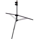 Bogen - Manfrotto 8' Compact Light Stand, 5/8" Mounting Stud, Black Anodized.