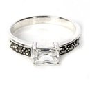 Sterling Silver Marcasite Ring