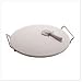 15 IN DIAMETER PIZZA BAKING STONE STEEL RACK WHEEL SET
