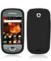Samsung I5800 Galaxy 3 Black Cell Phone Silicone Case / Executive Protector ....