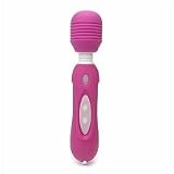 Rechargeable Mystic Wand Silicone Massager - Pink