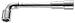 Socket Wrench, SAE, 1 in., Fixed Head