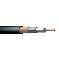 Data coaxial cable, 1/0.65mm, 64/0.12mm, 6.0mm�, Black, 100m