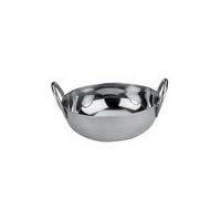 6' Professional Quality Balti Curry Dish - Stainless Steel