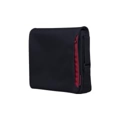 Belkin Messenger Notebooktasche 39,6 cm (15,6 Zoll) schwarz/rot