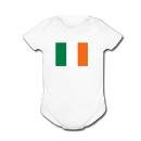 IRISH FLAG - Flag Series - White, Blue or Pink Onesie / Baby T-shirt