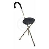 Nova Adjustable Folding Seat Cane