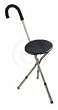Nova Adjustable Folding Seat Cane, 18" to 22"