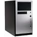 Black & Silver Micro Atx Tower EA-380 High Eff Psu 80PLUS Certifd