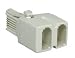 Kitchen & Housewares : Double phone adaptor, compact (4 wire)