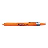 Sharpie 28006 Sharpie Accent Retractable Highlighter, Micro Chisel Tip, Orange Ink, Box of 12