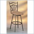 Pastel Furniture Florence 26" Swivel Counter Stool in Topanga Brown
