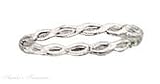 Sterling Silver Thin Band Serpentine Ring