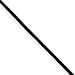 Sterling Silver 1.5mm Black Leather Cord Necklace - 18 Inch