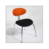 Euro Style 371750 Diva Side Black Orange Chrome by Euro Style