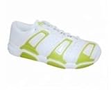 ADIDAS Court Stabil Ladies Indoor Shoes, White/Yellow, UK4