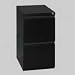 ALERA Two-Drawer Mobile Ped File w/Full-Length Pull, 15-7/8w x 19-1/4d, Charcoal