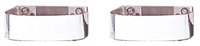 1976-2006 Jeep Wrangler Polished Stainless Steel Bumperettes