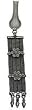 Fashion Keychain Sterling Silver Womens Accessory 7.75 inches