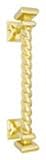 18'' Cast Brass Door Pull Rope Style (US3 Polished Brass)