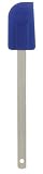 Cyber Monday Medium Blue Heat Resistant Silicone Bowl Spatula with Detachable Wooden Handle, Good to 500 Degrees Fahrenheit, Soft Flexible