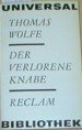 Produkt-Bild: Der verlorene Knabe : Erz&auml;hlungen ; [Aus d. Amerik.].