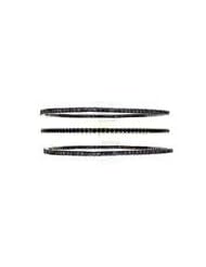 3 BANGLE SET WITH BLACK CZ