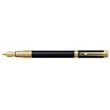 Waterman Perspective Fountain Pen (Black W/Gold Trim Fine)