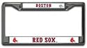 Boston Red Sox Chrome License Plate Holder