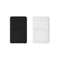 Belkin F8Z 392 Silikonh�lle f�r Apple iPod Classic schwarz/wei� 2er-Pack