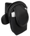 Black Soft Cell Phone Carrying Pouch/Armband for Siemens cell phone