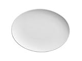 Waechtersbach Solid White Oval Coupe Platter 15x12