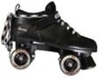 Chicago CUSTOM Black & White Bullet roller skates - Size 2