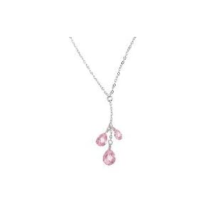 Avon Breast Cancer Crusade CZ Drop Necklace