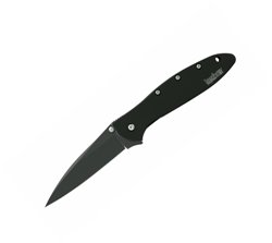 Kershaw Ken Onion Black Leek Folding Knife with Speed Safe