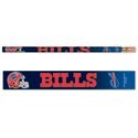 Buffalo Bills Pencil with Eraser 12 Pack