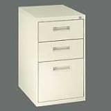Three-Drawer Mobile File Pedestal, 15-7/8w x 28-1/4h x 19-3/4d, Charcoal (ALEPA532820CH)
